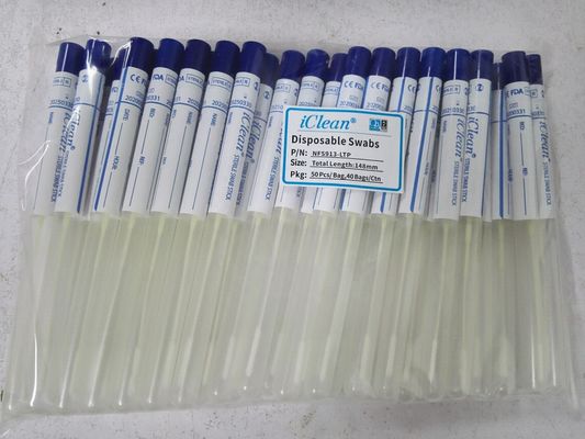 Berbondong-bondong Penyeka Buccal DNA Untuk Pengambilan Sampel Serat Nilon Serat Transportasi Steril Dengan Tabung