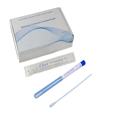Transport Dna Specimen Sterile Flocked Swabs Test Sticks Penyeka Hidung Dan Tenggorokan