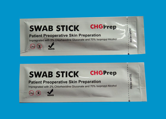 Chlorhexidine Gluconate Prep CHG Swab 132mm Busa 2% CHG + 70% IPA