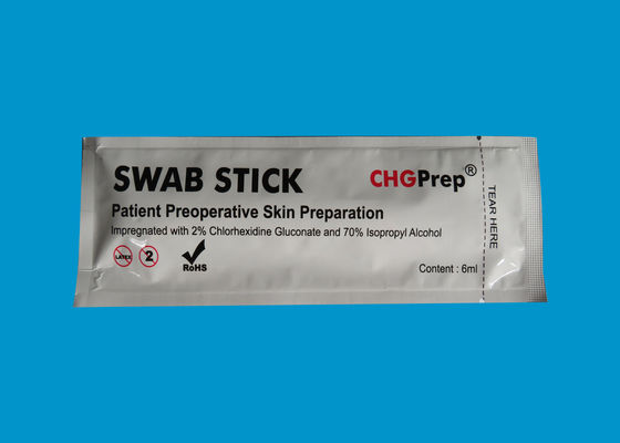 Chlorhexidine Mempersiapkan Tongkat Penyeka CHG
