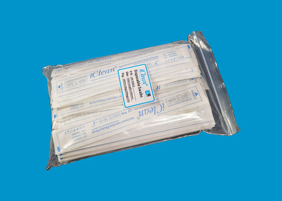 CM-FS913 Nylon Berbondong-bondong Penyeka Dengan Tabung Panjang / Kantong Plastik DNA Sampling Swab