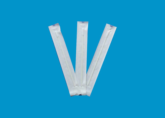 Oropharyngeal Nylon Fiber Sterile Flocked Swab Untuk Virus Flu Burung