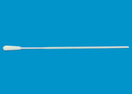 Disposable Nylon Fiber Oral Nose Throat Swab Untuk Tes Klb / Sampling Iclean Swab