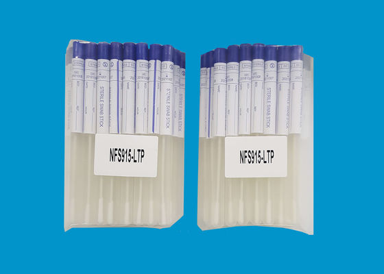 Moulded Breakpoint DNA Buccal Swab 152mm Sampling Perawatan Mulut Nilon Berbondong-bondong Swab