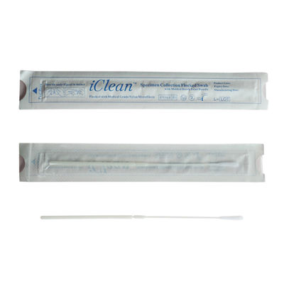 Serat Nilon Penyeka Berbondong-bondong Hidung Nasofaring Kering Berbondong-bondong Swab CM-FS913