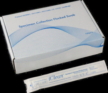 Koleksi Spesimen Berbondong-bondong DNA Swab Serat Nilon Kultur Bakteri Transport Swab 147mm