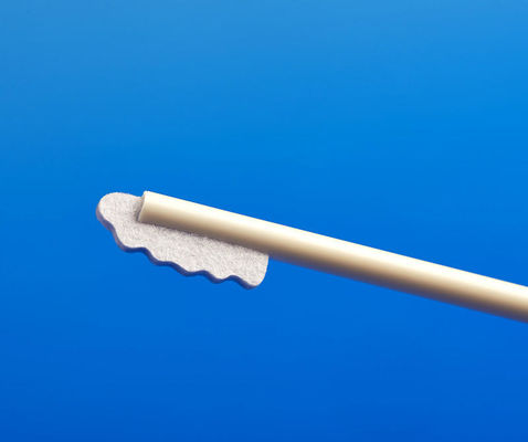 Sikat Gigi Nonwoven Oropharyngeal Swab ABS Handle Untuk Tes DNA