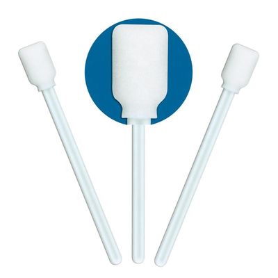 CM-FS707W Penyeka Cleanroom Bebas Debu Persegi Persegi Panjang Kepala Spons Busa Tip Swab Stick