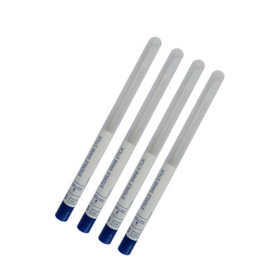 Nylon Fiber Nasopharyngeal Flocked Swab Untuk Pengambilan Sampel Dengan Tabung Transportasi
