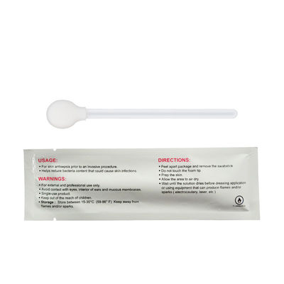 70% IPA 2% CHG Chlorhexidine Gluconate Swab Sticks Sterilisasi Kulit Pasien
