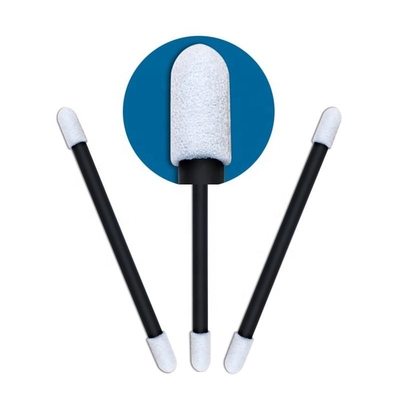CM FS920 Black Handle Cleanroom Swab dengan Kepala Spons Bulat