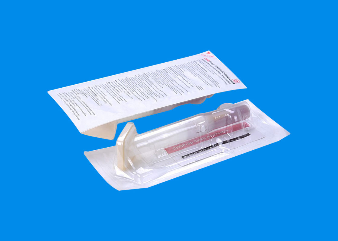 3 5 6 10.5 26ml Aplikator CHG Sekali Pakai Bedah Kulit Busa Prep Antiseptik 70% IPA 2% CHG Swab